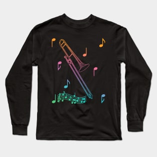 Musical Trombone Long Sleeve T-Shirt